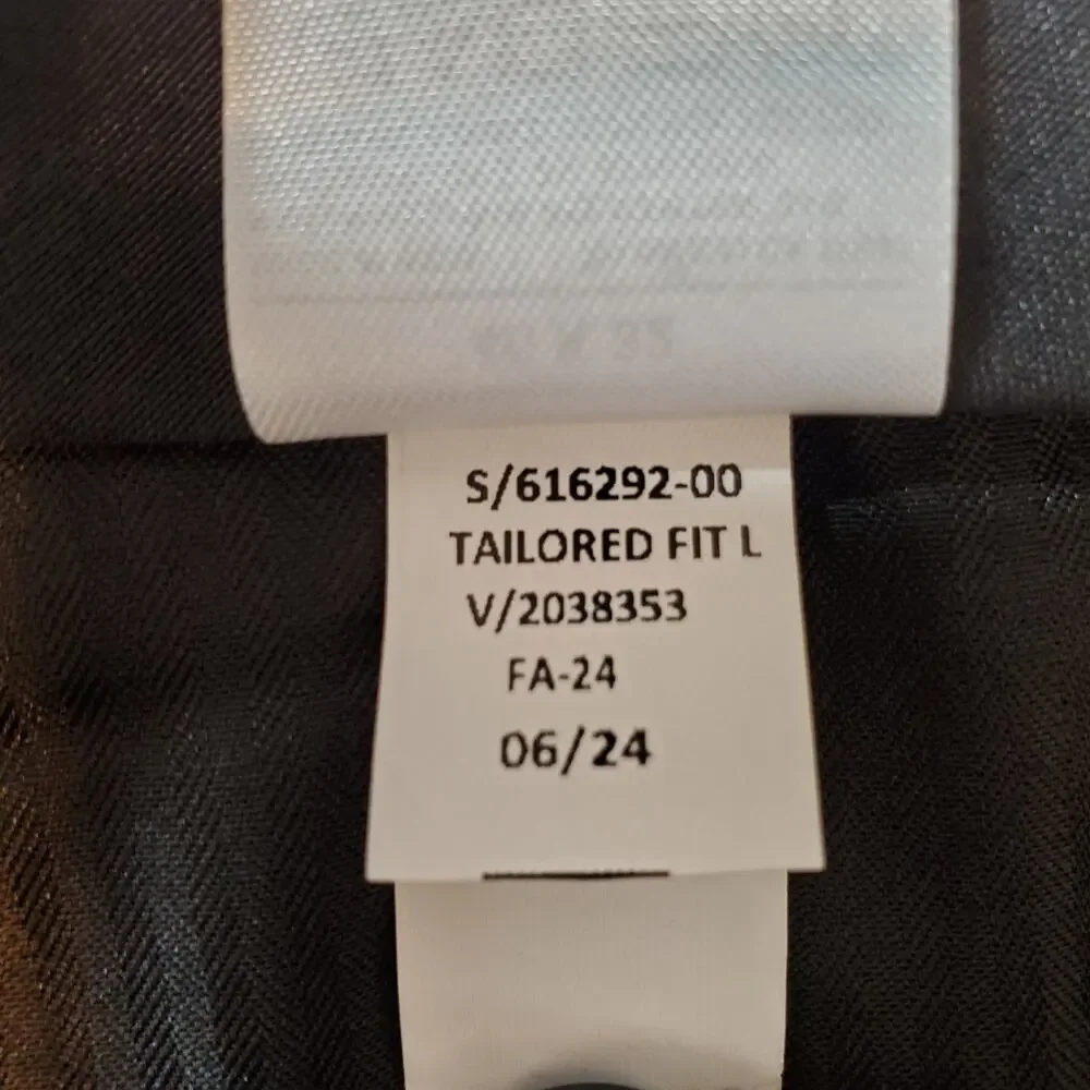 Banana Republic Men's Size 40X30 NWT Plain Weave Suit Trouser Black 616292